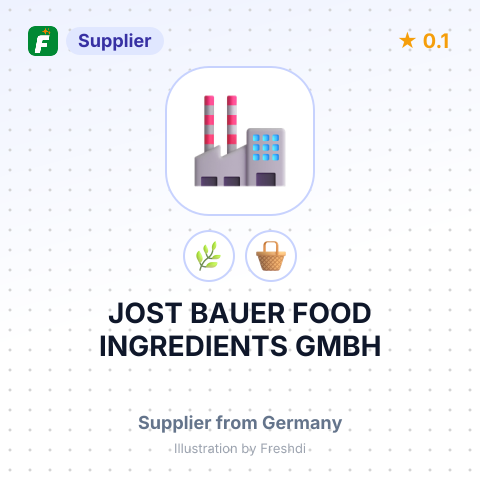 JOST BAUER FOOD INGREDIENTS GMBH – summary card, no photo uploaded yet