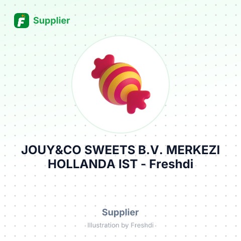 JOUY&CO SWEETS B.V. MERKEZI HOLLANDA IST – summary card, no photo uploaded yet