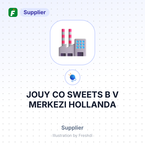 JOUY CO SWEETS B V MERKEZI HOLLANDA – summary card, no photo uploaded yet