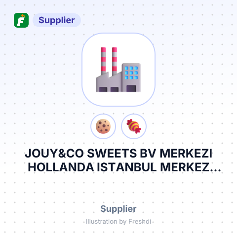 JOUY&CO SWEETS BV MERKEZI HOLLANDA ISTANBUL MERKEZ SUBESI – summary card, no photo uploaded yet