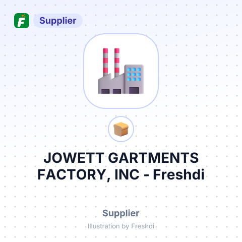 JOWETT GARTMENTS FACTORY, INC – summary card, no photo uploaded yet