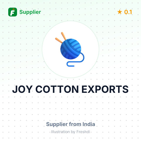 JOY COTTON EXPORTS – summary card, no photo uploaded yet