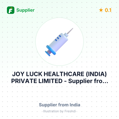 JOY LUCK HEALTHCARE (INDIA) PRIVATE LIMITED – summary card, no photo uploaded yet