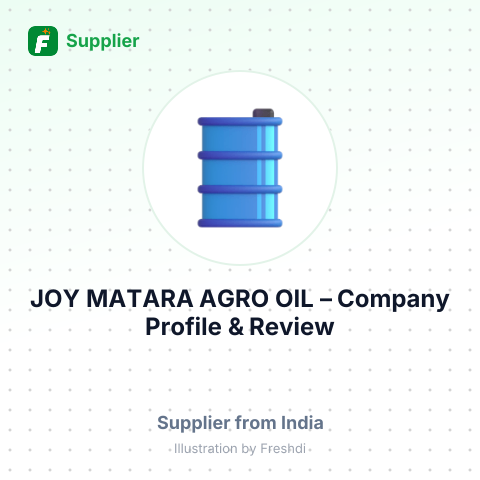 JOY MATARA AGRO OIL – summary card, no photo uploaded yet