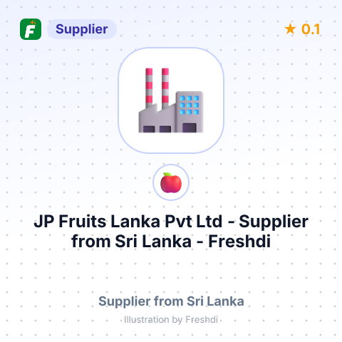 JP Fruits Lanka Pvt Ltd  – summary card, no photo uploaded yet