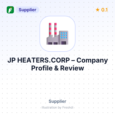 JP HEATERS.CORP – summary card, no photo uploaded yet