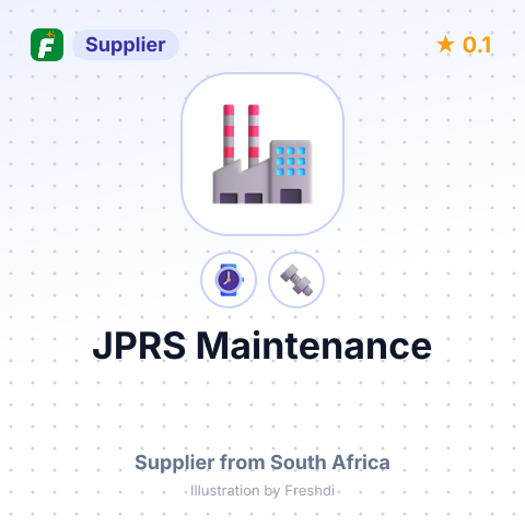 JPRS Maintenance – summary card, no photo uploaded yet