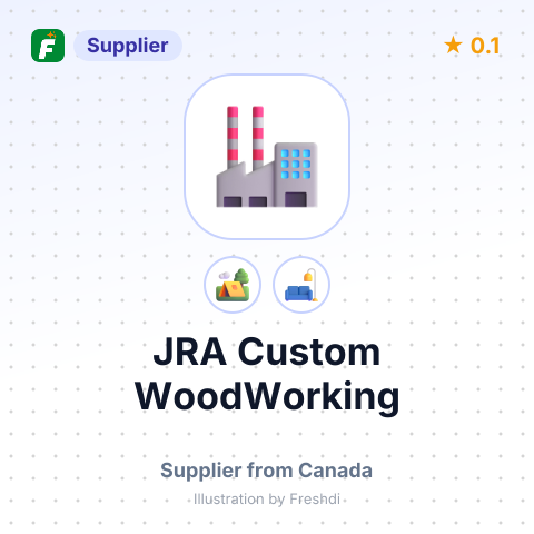 JRA Custom WoodWorking – summary card, no photo uploaded yet