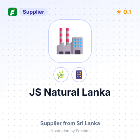 JS Natural Lanka  – summary card, no photo uploaded yet