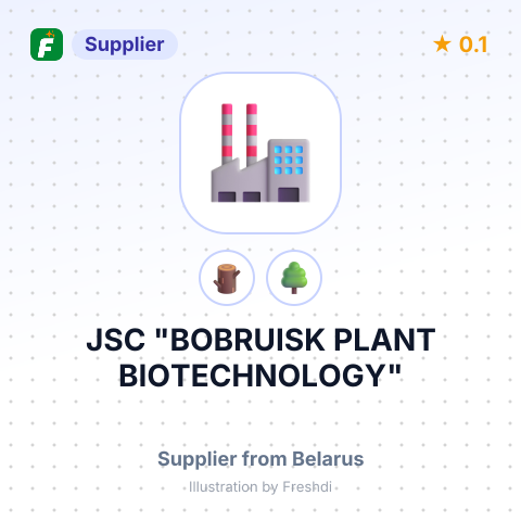 JSC "BOBRUISK PLANT BIOTECHNOLOGY" – summary card, no photo uploaded yet