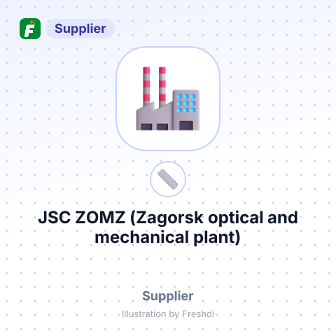 JSC ZOMZ (Zagorsk optical and mechanical plant) – summary card, no photo uploaded yet