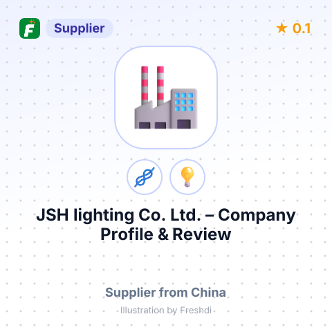 JSH lighting Co., Ltd. – summary card, no photo uploaded yet