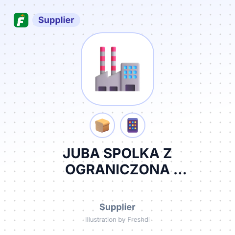 JUBA SPOLKA Z OGRANICZONA ODPOWIEDZIALNOSCIA – summary card, no photo uploaded yet