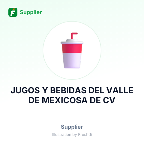 JUGOS Y BEBIDAS DEL VALLE DE MEXICOSA DE CV – summary card, no photo uploaded yet