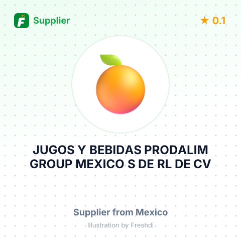 JUGOS Y BEBIDAS PRODALIM GROUP MEXICO S DE RL DE CV – summary card, no photo uploaded yet
