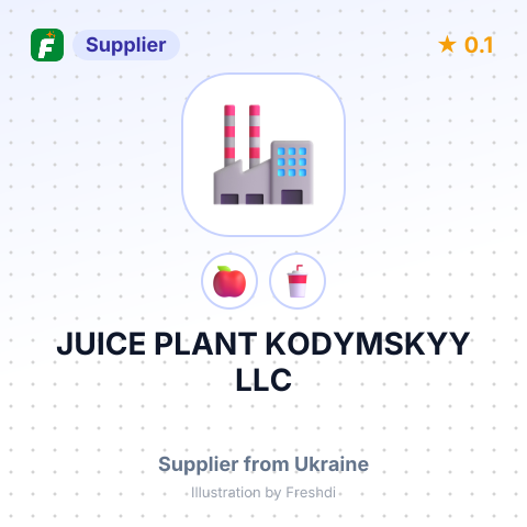JUICE PLANT KODYMSKYY LLC – summary card, no photo uploaded yet