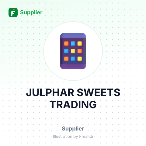 JULPHAR SWEETS TRADING – summary card, no photo uploaded yet