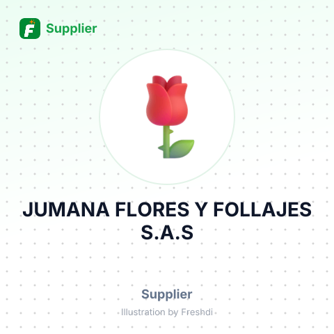 JUMANA FLORES Y FOLLAJES S.A.S – summary card, no photo uploaded yet
