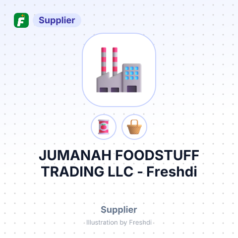 JUMANAH FOODSTUFF TRADING LLC – summary card, no photo uploaded yet
