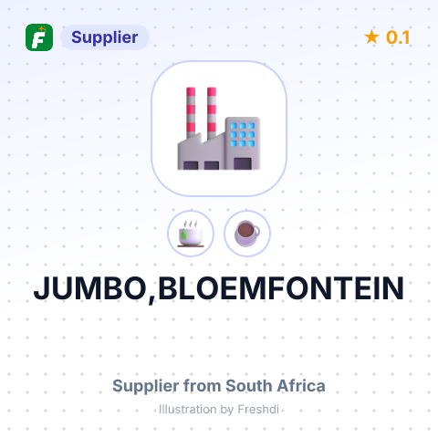 JUMBO,BLOEMFONTEIN – summary card, no photo uploaded yet