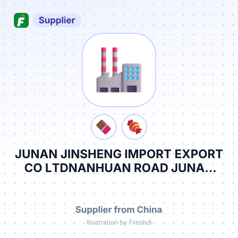 JUNAN JINSHENG IMPORT EXPORT CO LTDNANHUAN ROAD JUNAN COUNTRY SHANDONG CHINA – summary card, no photo uploaded yet