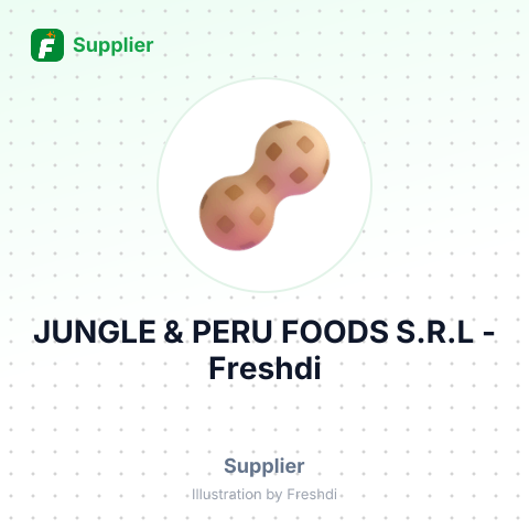JUNGLE & PERU FOODS S.R.L – summary card, no photo uploaded yet