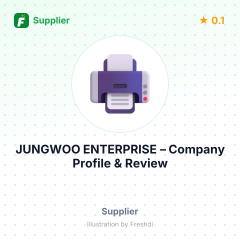 JUNGWOO ENTERPRISE – summary card, no photo uploaded yet