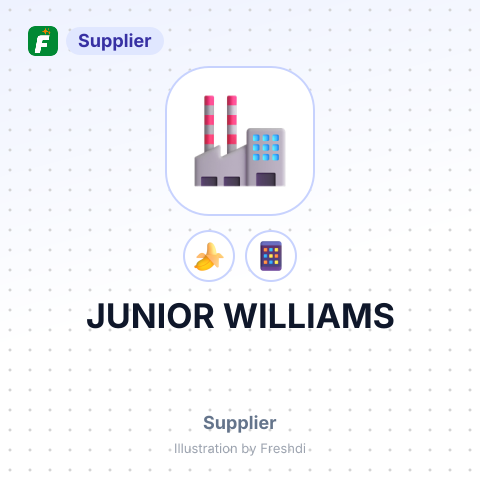 JUNIOR WILLIAMS – summary card, no photo uploaded yet