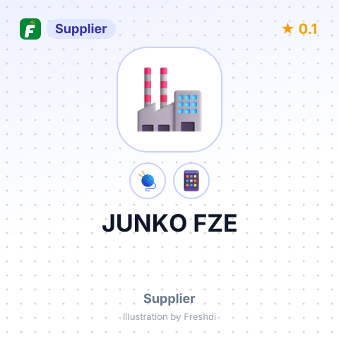 JUNKO FZE – summary card, no photo uploaded yet