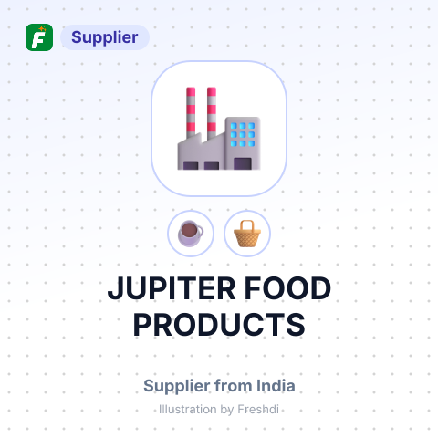 JUPITER FOOD PRODUCTS – summary card, no photo uploaded yet