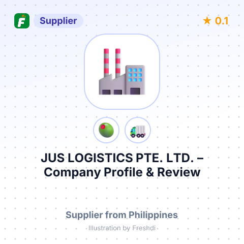 JUS LOGISTICS PTE. LTD. – summary card, no photo uploaded yet