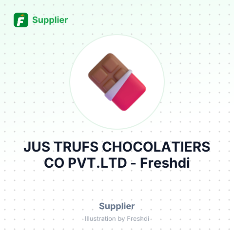 JUS TRUFS CHOCOLATIERS CO PVT.LTD – summary card, no photo uploaded yet