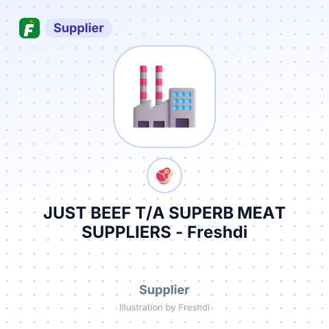 JUST BEEF T/A SUPERB MEAT SUPPLIERS – summary card, no photo uploaded yet