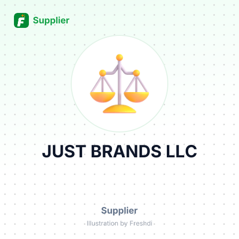 JUST BRANDS LLC – summary card, no photo uploaded yet