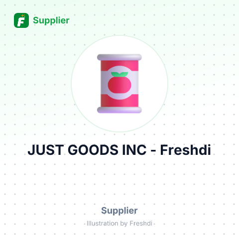 JUST GOODS INC – summary card, no photo uploaded yet