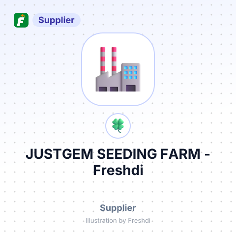JUSTGEM SEEDING FARM – summary card, no photo uploaded yet