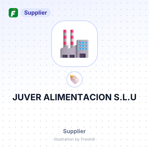 JUVER ALIMENTACION S.L.U – summary card, no photo uploaded yet