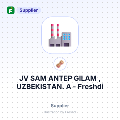 JV SAM ANTEP GILAM , UZBEKISTAN. A – summary card, no photo uploaded yet