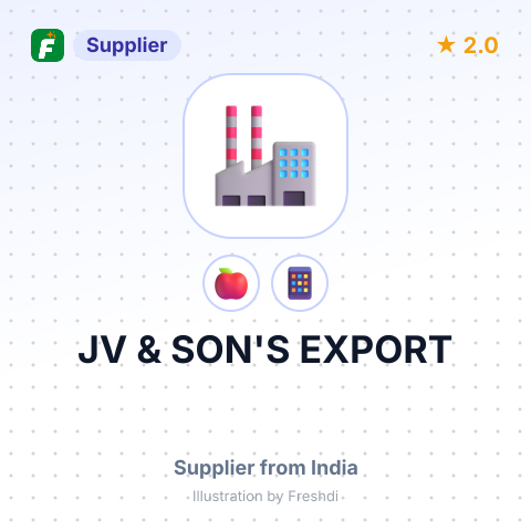 JV & SON'S EXPORT – summary card, no photo uploaded yet