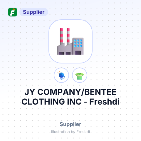 JY COMPANY/BENTEE CLOTHING INC – summary card, no photo uploaded yet