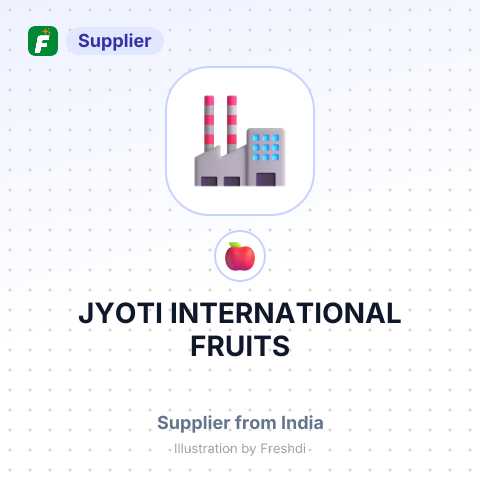 JYOTI INTERNATIONAL FRUITS – summary card, no photo uploaded yet