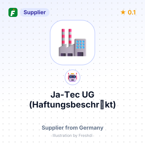 Ja-Tec UG (Haftungsbeschr�kt) – summary card, no photo uploaded yet