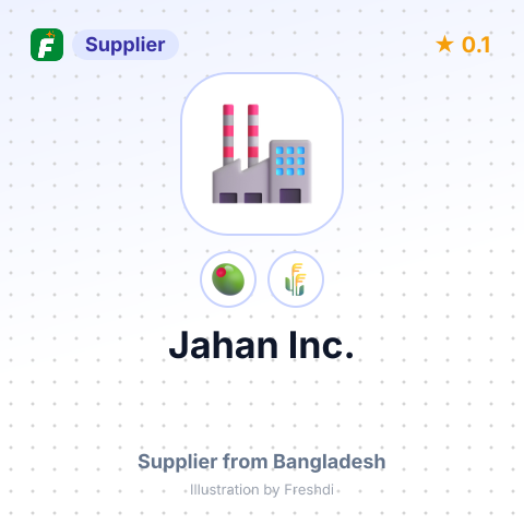 Jahan Inc. – summary card, no photo uploaded yet