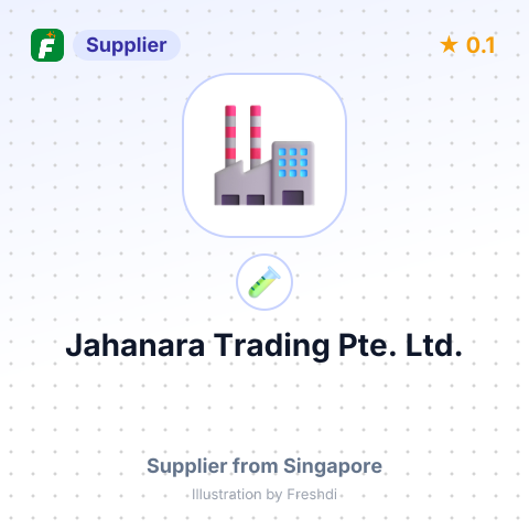 Jahanara Trading Pte. Ltd. – summary card, no photo uploaded yet