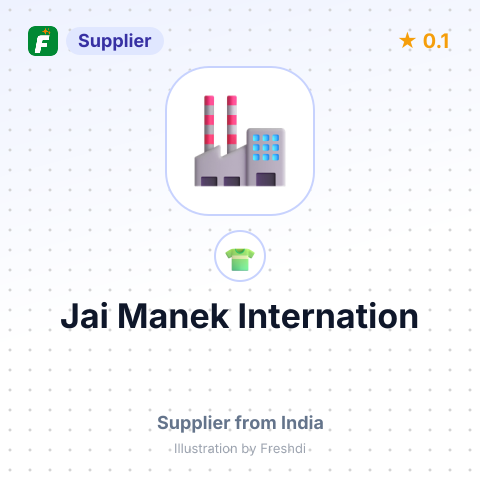 Jai Manek Internation  – summary card, no photo uploaded yet