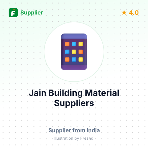 Jain Building Material Suppliers – summary card, no photo uploaded yet