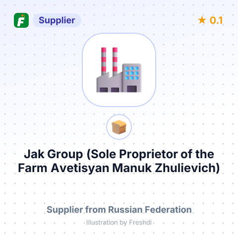 Jak Group (Sole Proprietor of the Farm Avetisyan Manuk Zhulievich) – summary card, no photo uploaded yet