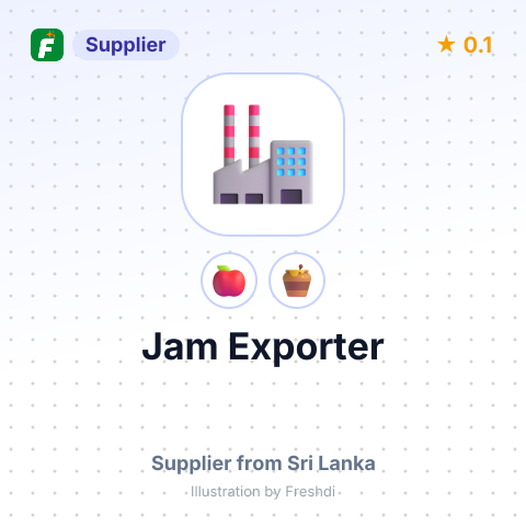 Jam Exporter  – summary card, no photo uploaded yet