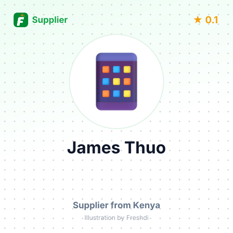James Thuo  – summary card, no photo uploaded yet