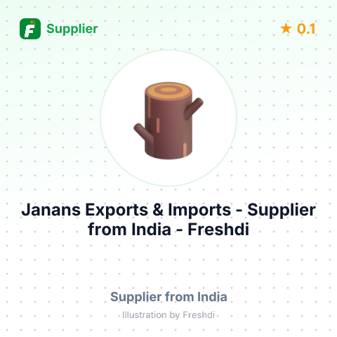 Janans Exports & Imports  – summary card, no photo uploaded yet